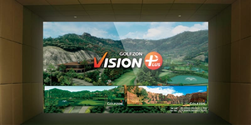 GOLFZON Vision Plusの画面イメージ